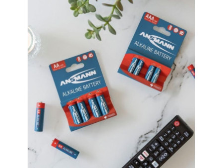 ANSMANN Pile alcaline 'RED', Micro AAA, blister de 4
