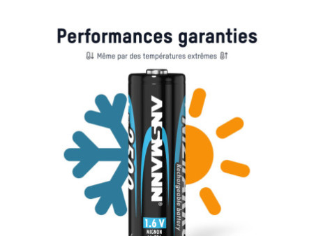 ANSMANN Pile rechargeable nickel-zinc, Mignon AA, 1.500 mAh