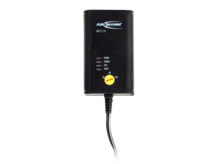 ANSMANN Chargeur pour batterie de voiture, 2 / 6 et 12 Volt
