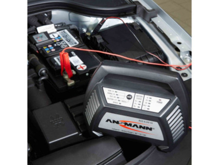 ANSMANN Chargeur pour batterie de voiture, 2 / 6 et 12 Volt