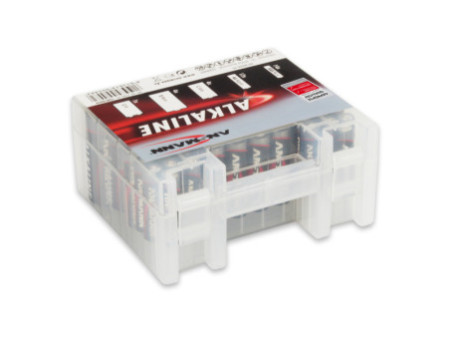 ANSMANN Boîte de piles alcalines 'RED', boîte de 35