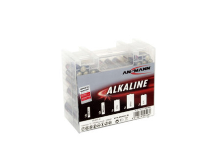 ANSMANN Boîte de piles alcalines 'RED', boîte de 35