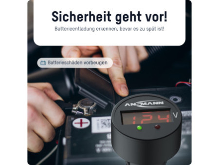 ANSMANN Testeur de batterie de voiture 'Power Check 12-24 V'