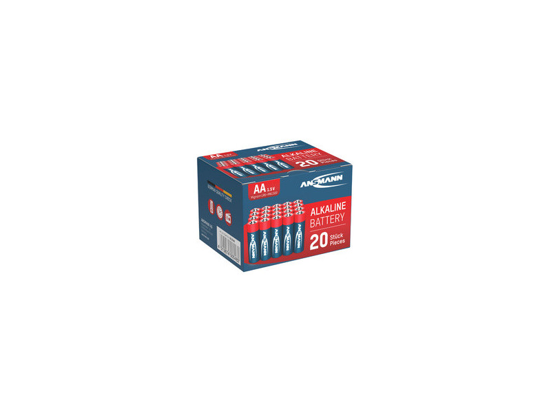 ANSMANN Pile alcaline 'RED', Mignon AA, lot de 40