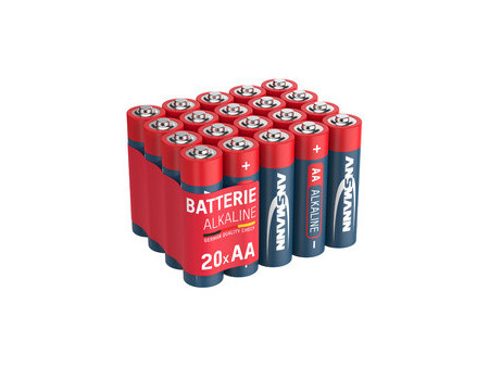 ANSMANN Pile alcaline 'RED', Mignon AA, lot de 40