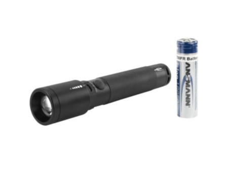 ANSMANN Lampe de poche LED Future T400FR, IPX4, noir