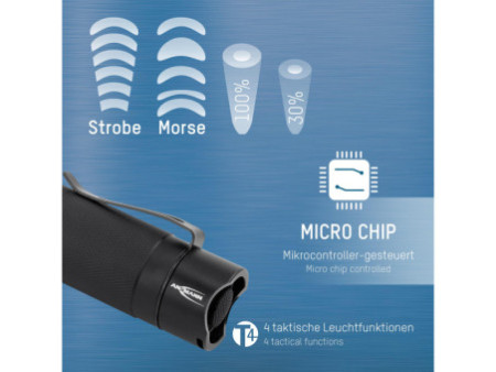 ANSMANN Lampe de poche LED M250F, avec mise au point