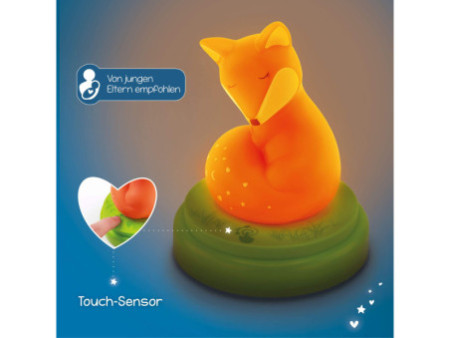 ANSMANN Veilleuse Renard, vert / orange