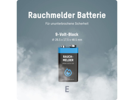 ANSMANN Pile au lithium, durée de vie 10 ans, E-bloc (9V)