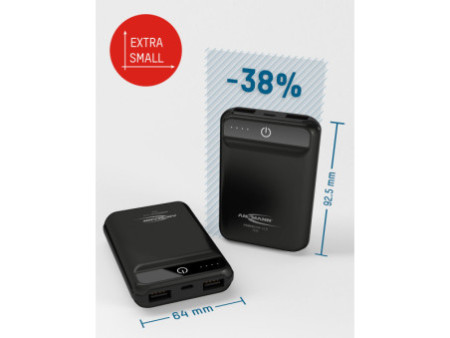 ANSMANN Powerbank 10.8 mini, 10.000 mAh, noir
