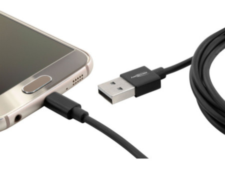 ANSMANN Câble de données & de charge, USB-A - Micro USB-B