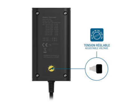 ANSMANN Bloc secteur universel APS 2250L, 27 W/5-15 V, noir