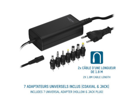 ANSMANN Bloc secteur universel APS 2250H 27 W/12-24 V, noir