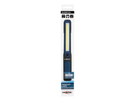 ANSMANN Lampe d'atelier à LED WL250B slim, noir/bleu