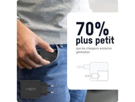 ANSMANN Chargeur secteur USB HOME CHARGER 247PD, noir