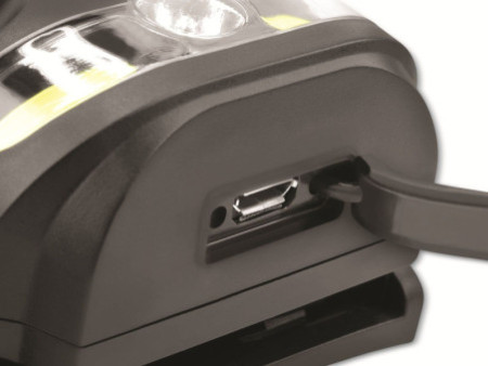 ANSMANN Lampe frontale LED à capteur HD250, 250 lumen, IP54