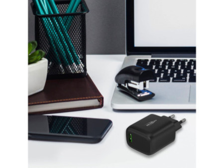 ANSMANN Chargeur secteur USB HOME CHARGER HC1180QC, noir