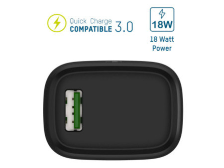 ANSMANN Chargeur secteur USB HOME CHARGER HC1180QC, noir
