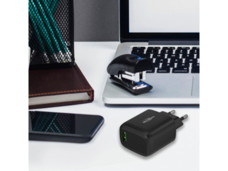 ANSMANN Chargeur secteur USB HOME CHARGER HC1180QC, noir