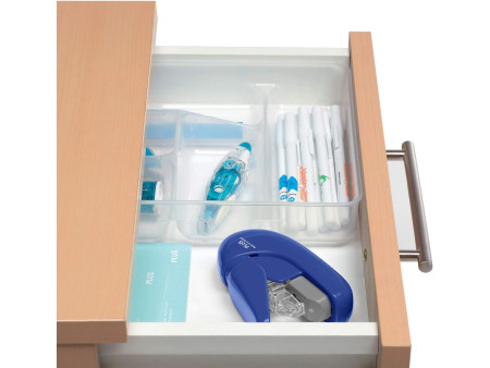 PLUS JAPAN Agrafeuse sans agrafe SL-106AB, bleu