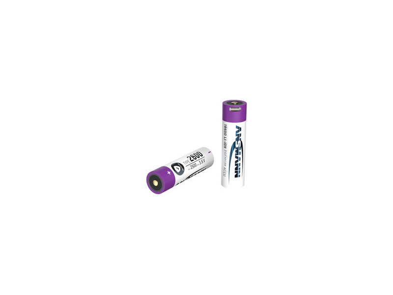 ANSMANN Pile rechargeable Li-Ion 18650, 3.400 mAh