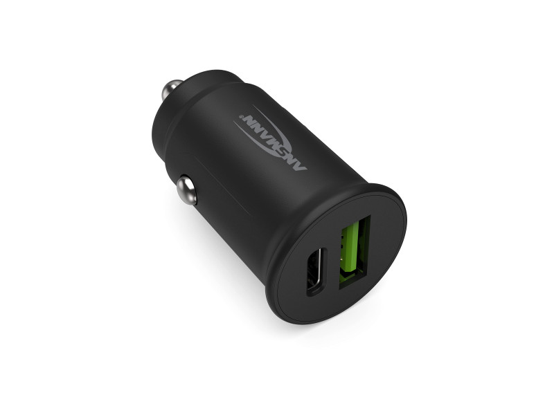ANSMANN Chargeur voiture USB In-Car-Charger CC230PD, 2x USB