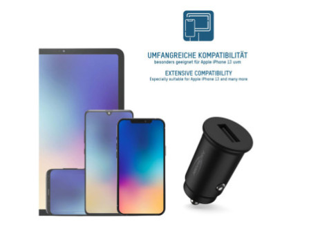 ANSMANN Chargeur voiture USB In-Car-Charger CC105, 1x USB