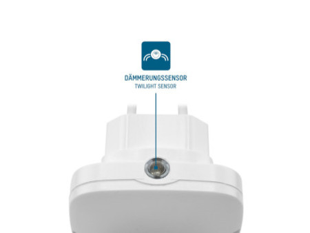 ANSMANN Lampe d'orientation à LED NL10AC, blanc