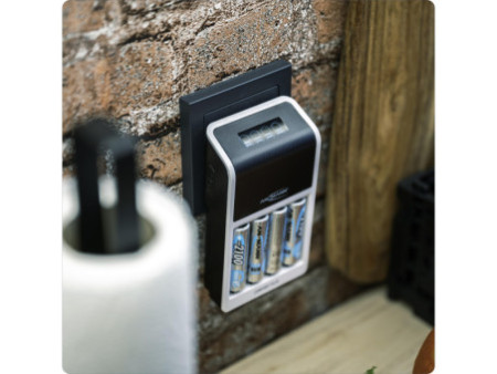 ANSMANN Chargeur rapide Comfort Plus, blanc/noir