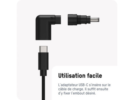 ANSMANN Set d'adaptateurs USB-C pour ordinateur portable,