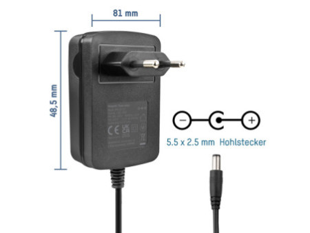 ANSMANN Bloc d'alimentation pour routeur APS 12-2.5, noir