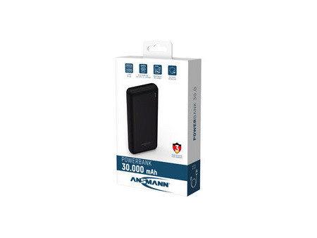 ANSMANN Powerbank PB212, 30.000 mAh, noir