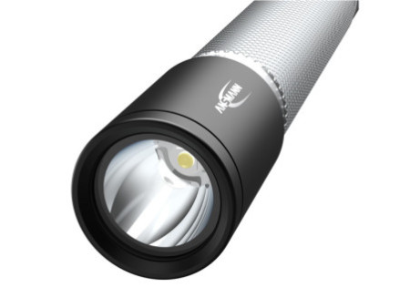 ANSMANN Lampe de poche LED, Daily Use 150B, argent/noir