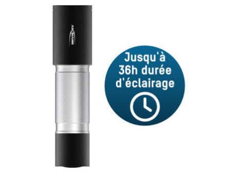 ANSMANN Lampe de poche LED, Daily Use 270B, argent/noir