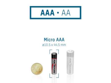 ANSMANN Pile alcaline, Micro AAA, lot de 100