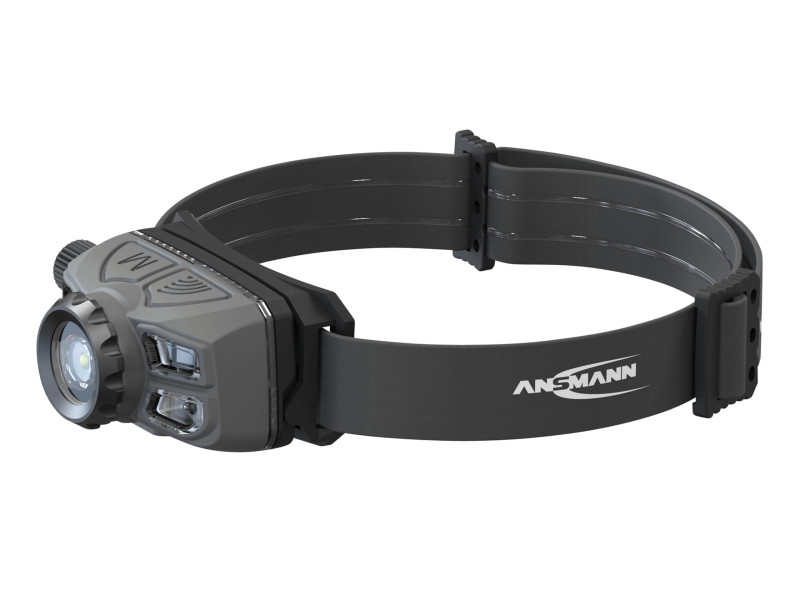 ANSMANN Lampe frontale LED à capteur HD450FRS, 450 lumen
