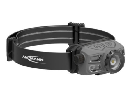 ANSMANN Lampe frontale LED à capteur HD450FRS, 450 lumen