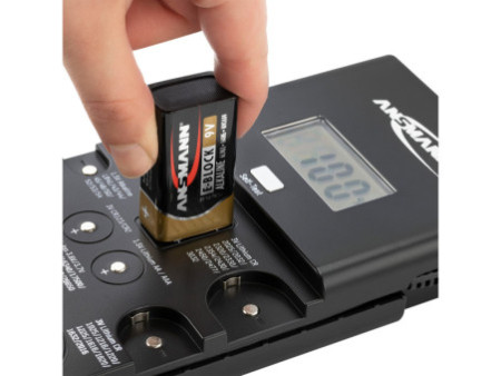 ANSMANN Testeur de piles 'ENERGY CHECK LCD', noir