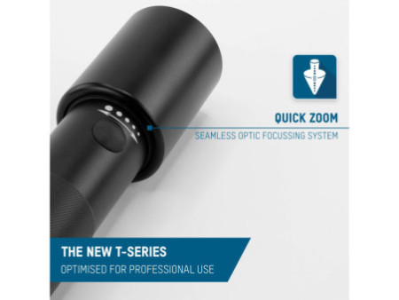 ANSMANN Lampe de poche LED Future T500F, IP54, noir