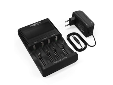 ANSMANN Chargeur universel Powerline 4 Ultra, noir
