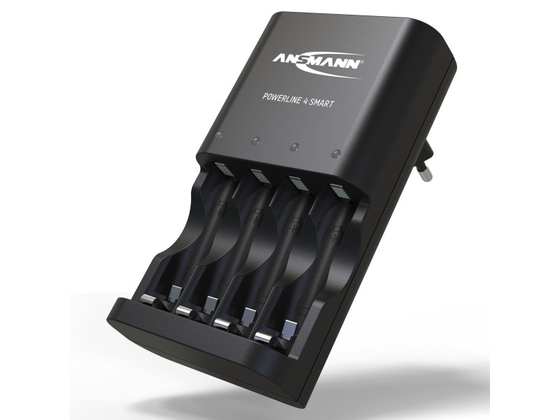 ANSMANN Chargeur intelligent Powerline 4 Smart, noir