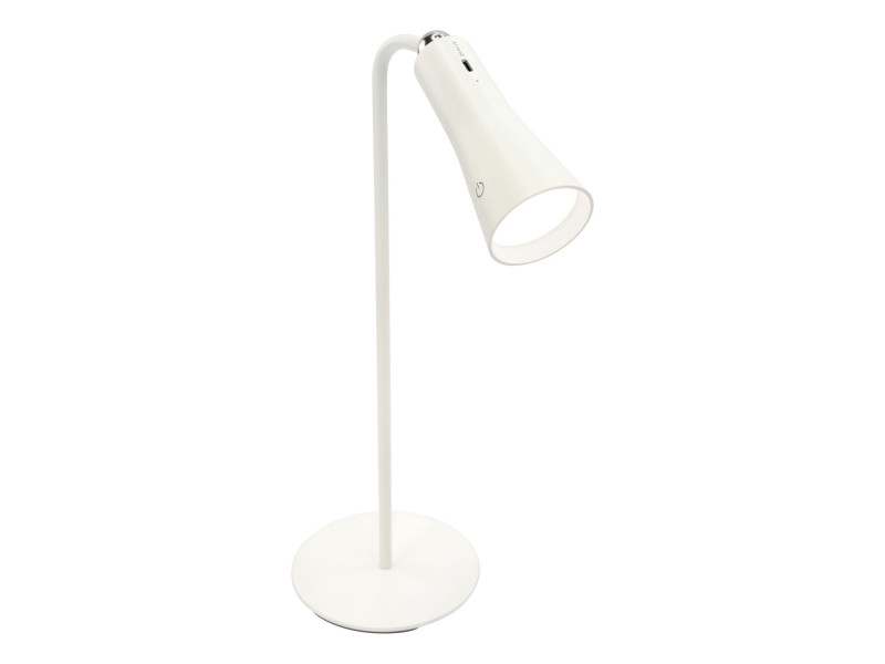ANSMANN Lampe de bureau à LED sans fil 3en1, dimmable, blanc