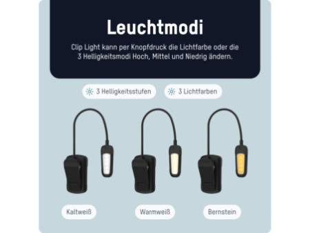 ANSMANN Lampe de chevet LED BOOK LIGHT, rechargeable, noir