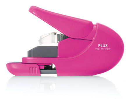PLUS JAPAN Agrafeuse sans agrafe SL-106AB, rose