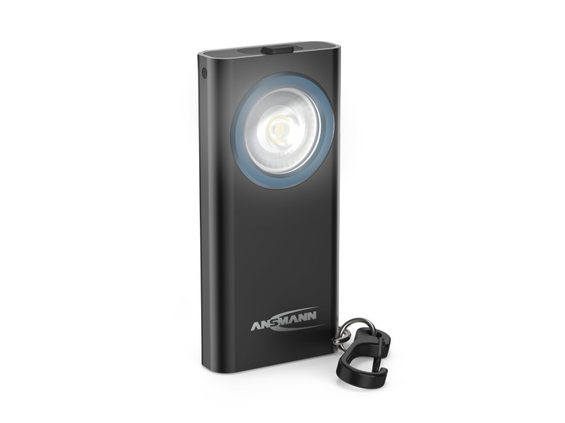 ANSMANN Lampe porte-clés ML400R avec fonction boost, noir