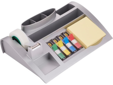 Post-it Organiseur de bureau, argent, équipé