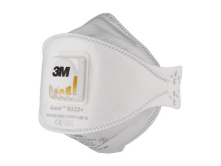 3M masque de protection respiratoire 9332 - confort,