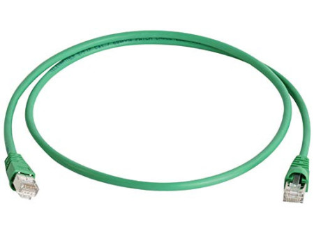Telegärtner Câble patch, Cat.6A (profond), S/FTP, 1,5 m vert