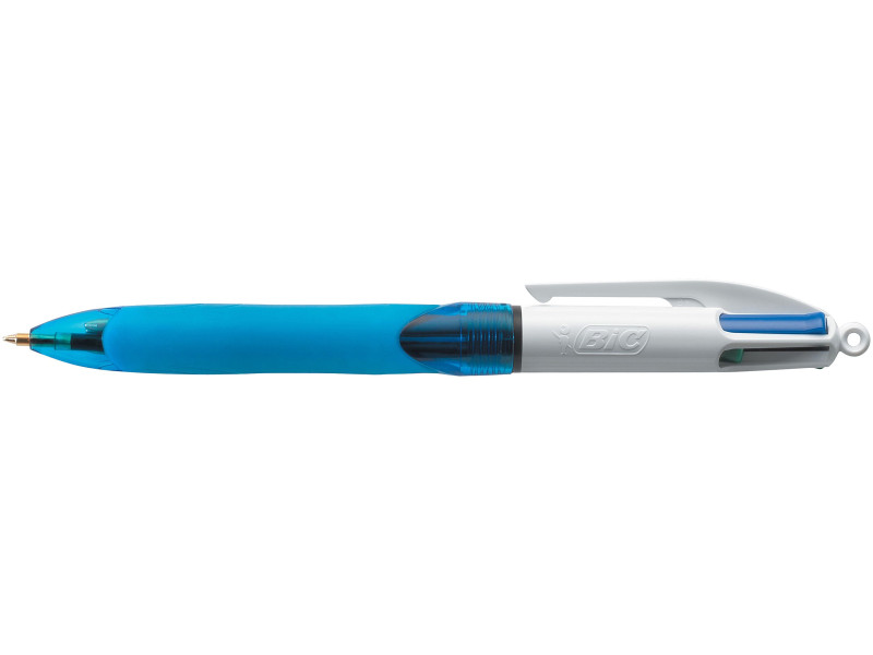BIC Stylo à bille rétractable 4 Colours Grip, épaisseur du