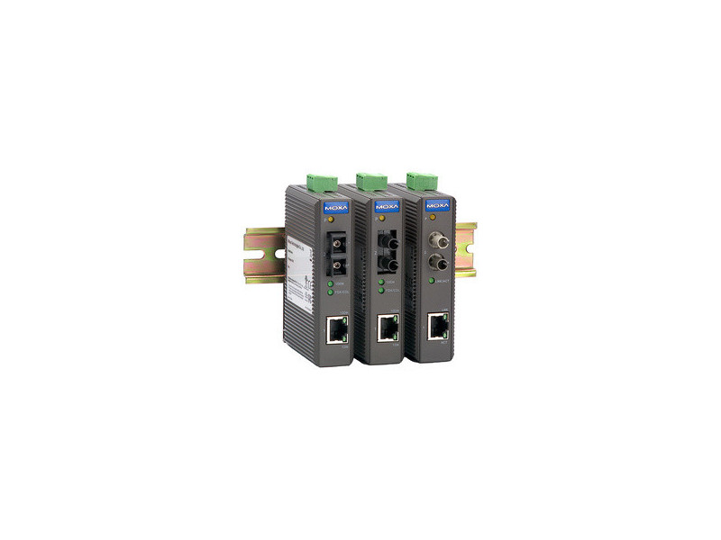 MOXA Convertisseur média Industrial Ethernet, sans alarme